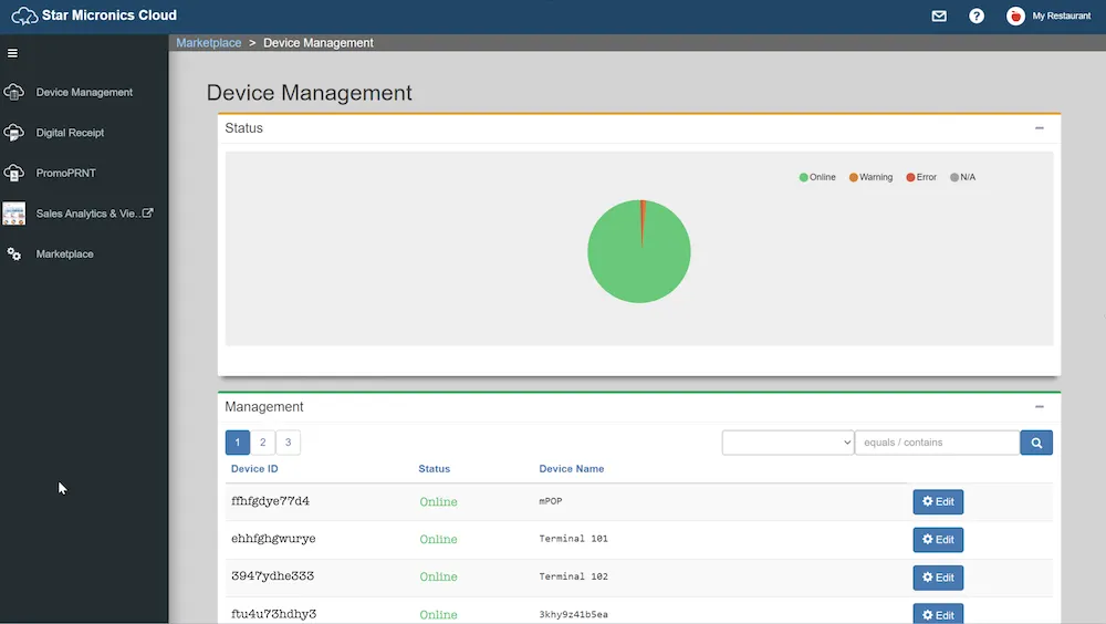 Real-Time Printer Status Dashboard