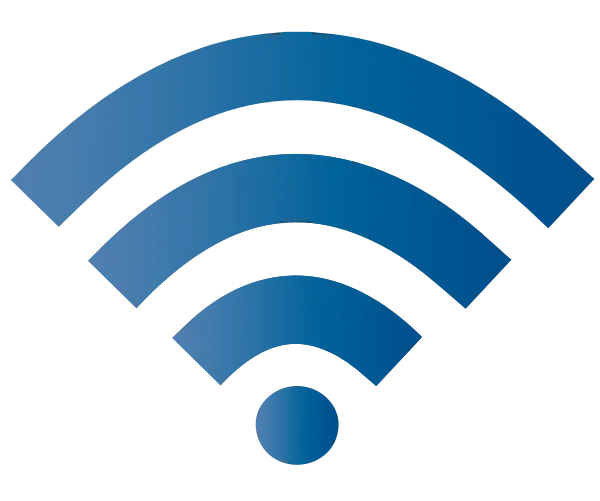 Blue WiFi Icon