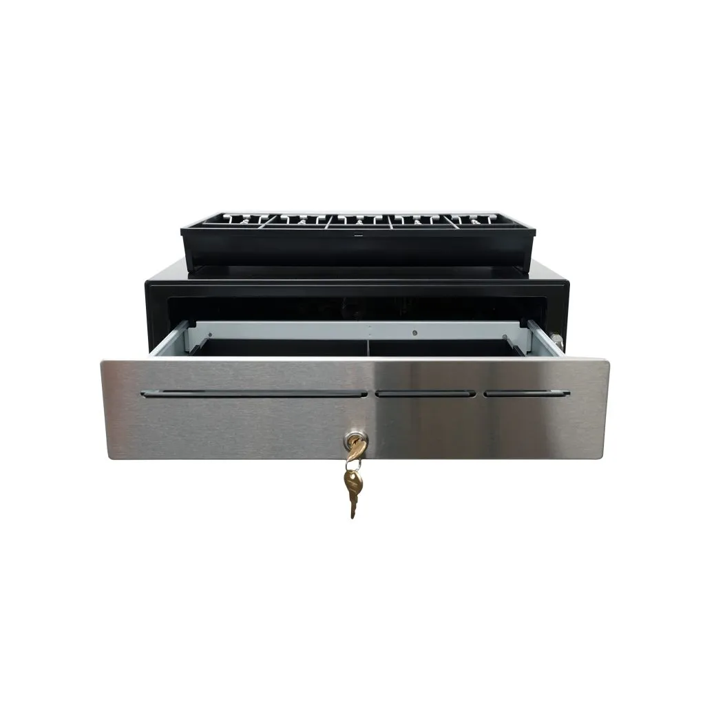 The CD5-1918 cash drawer by Star Micronics sets the standard for high-cash volume, big-box, and enterprise-level cash management.