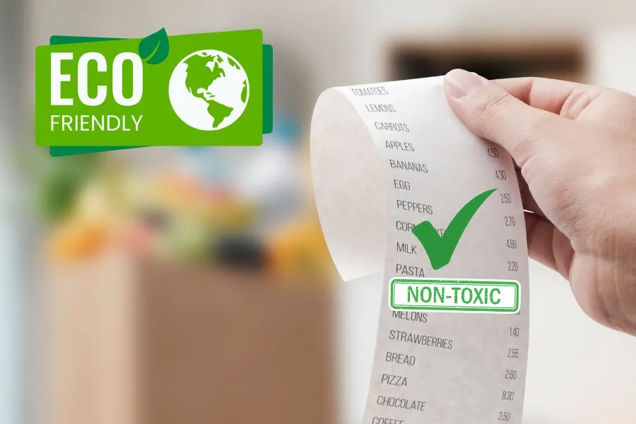 Eco-Friendly Receipt Paper: Non-Toxic, BPA-Free, and Prop 65 Compliant