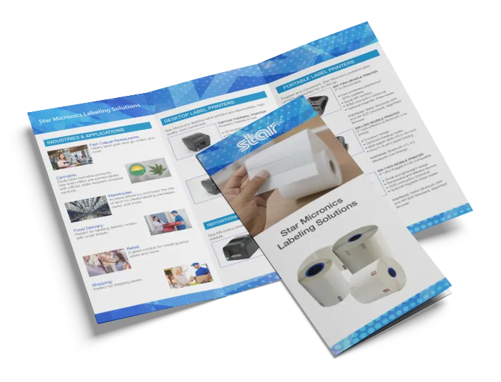 Star Micronics Labeling Solutions brochure.