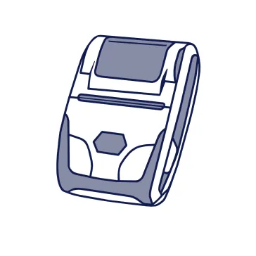 The SM-S230i portable printer by Star Micronics.