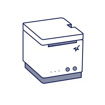 Modern and connected thermal receipt printers by Star Micronics.