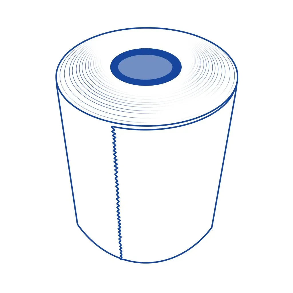 Star Blue receipt paper rolls by Star Micronics.