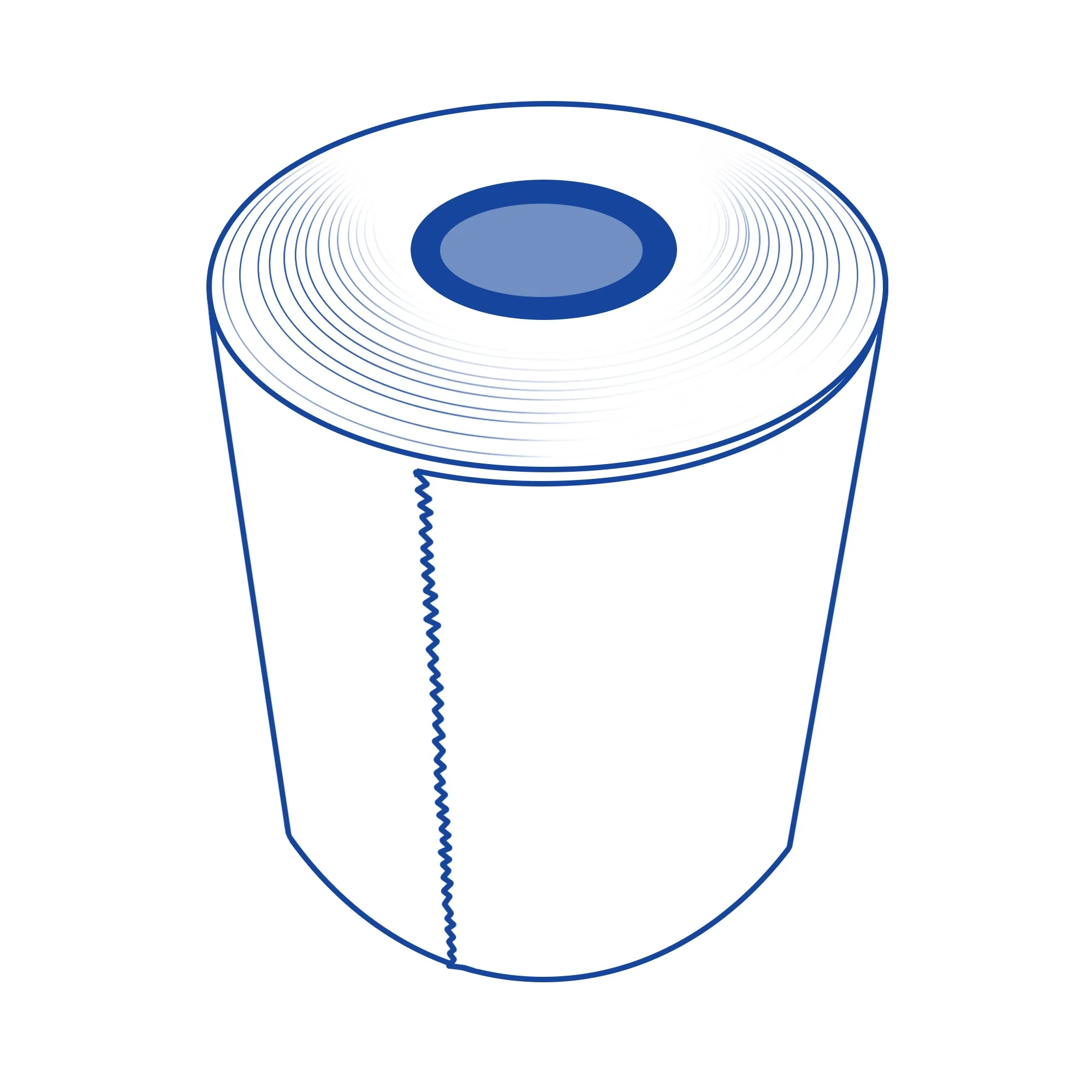 Star Blue receipt paper rolls by Star Micronics.