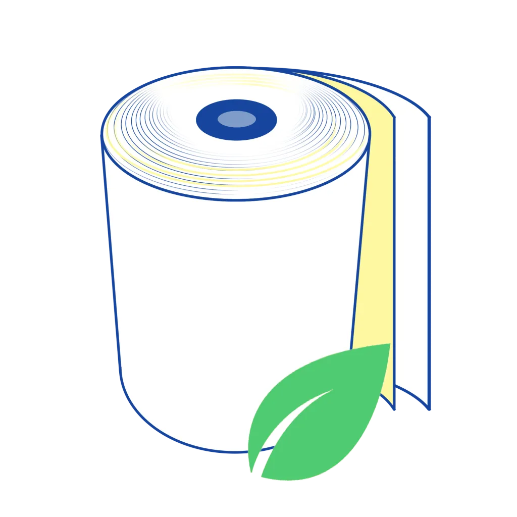 Star Basic Eco Impact Paper 2 Ply roll from Star Micronics - California Prop 65 Compliant