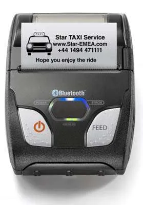 The SM-S230i portable thermal printer by Star Micronics.