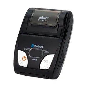 The SM-S230i portable thermal printer by Star Micronics.