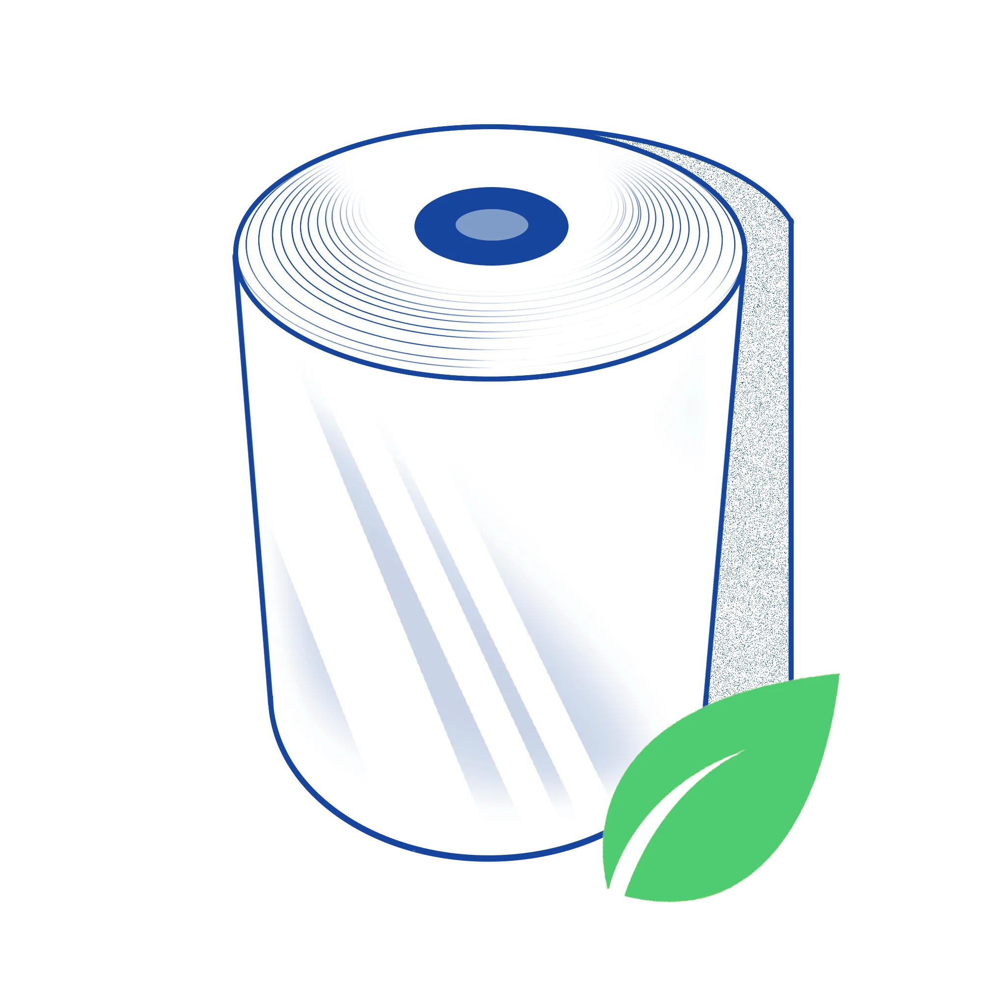 Star Blue Eco Removable Linerless Label Roll With Full Adhesive from Star Micronics - California Prop 65 Compliant