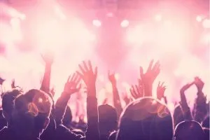 Busy Concert Stadium