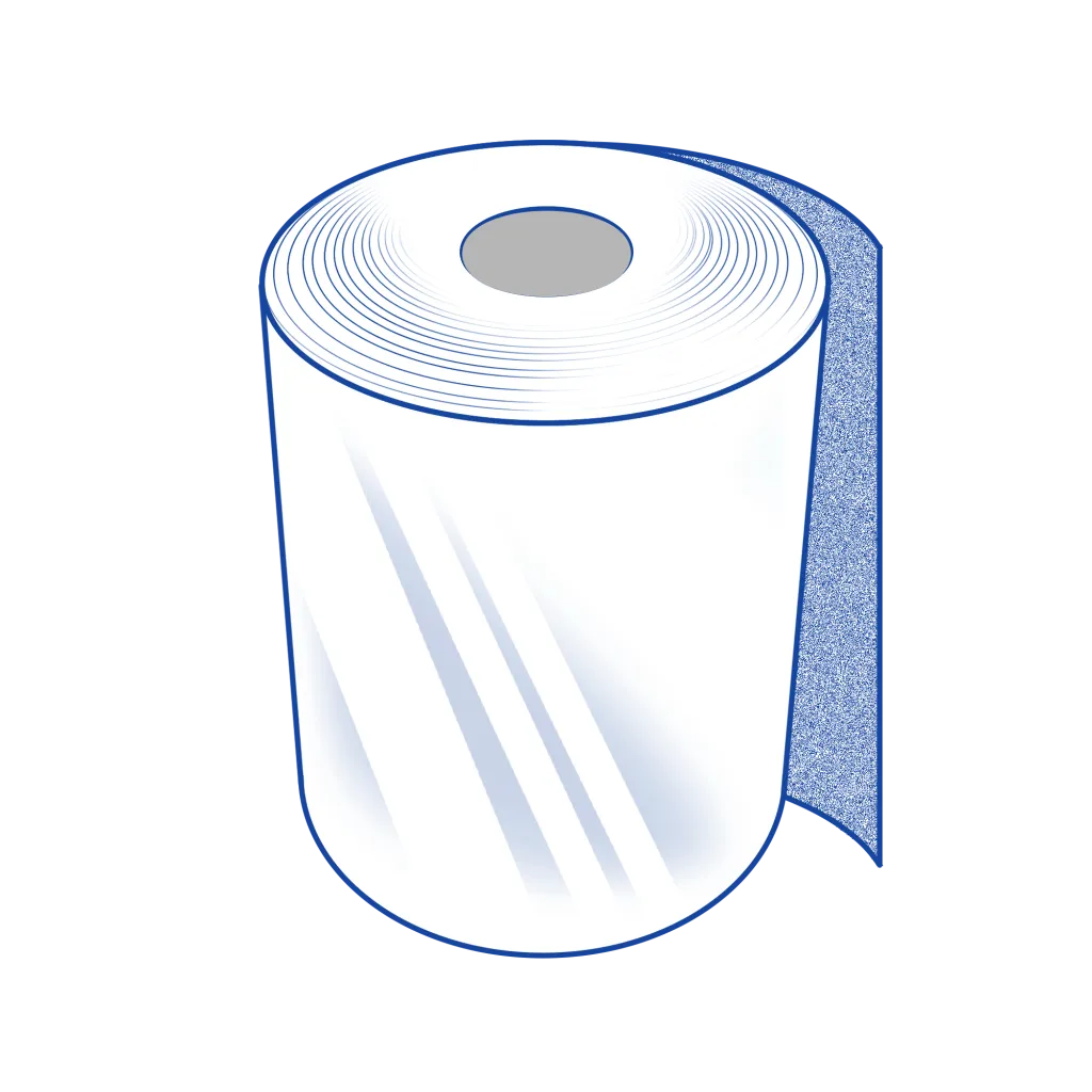 Star Basic permanent linerless label paper roll from Star Micronics.