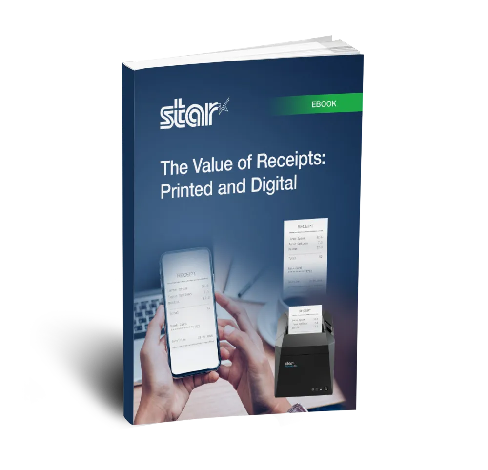 The Value of Receipts: Printed and Digital ebook from Star Micronics.